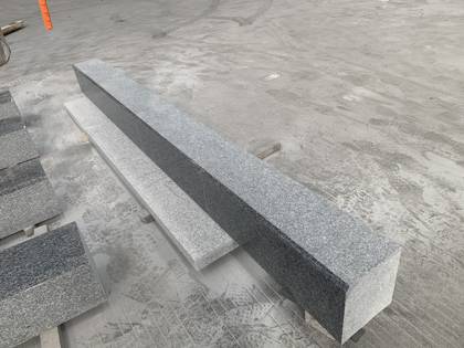 Precio de fábrica G343 adoquines de piedra de cubo de granito gris