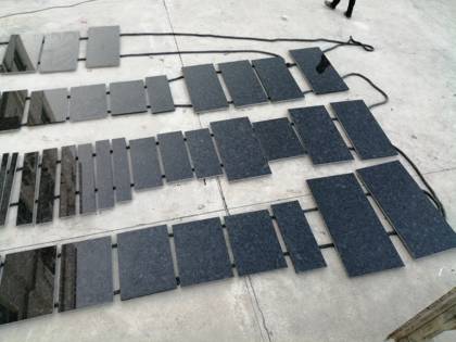 Granito azul del Volga de Ucrania de la venta caliente para la encimera