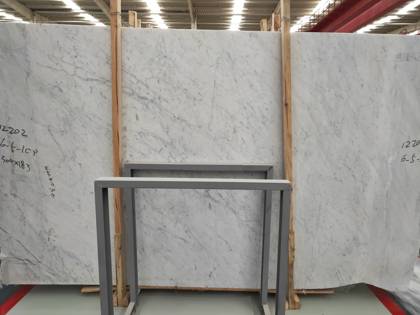 Italia Carrara mármol blanco piedra natural Bianco losas de mármol de