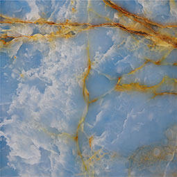Alta calidad barato Ónix azul Piedra de lujo y ónix